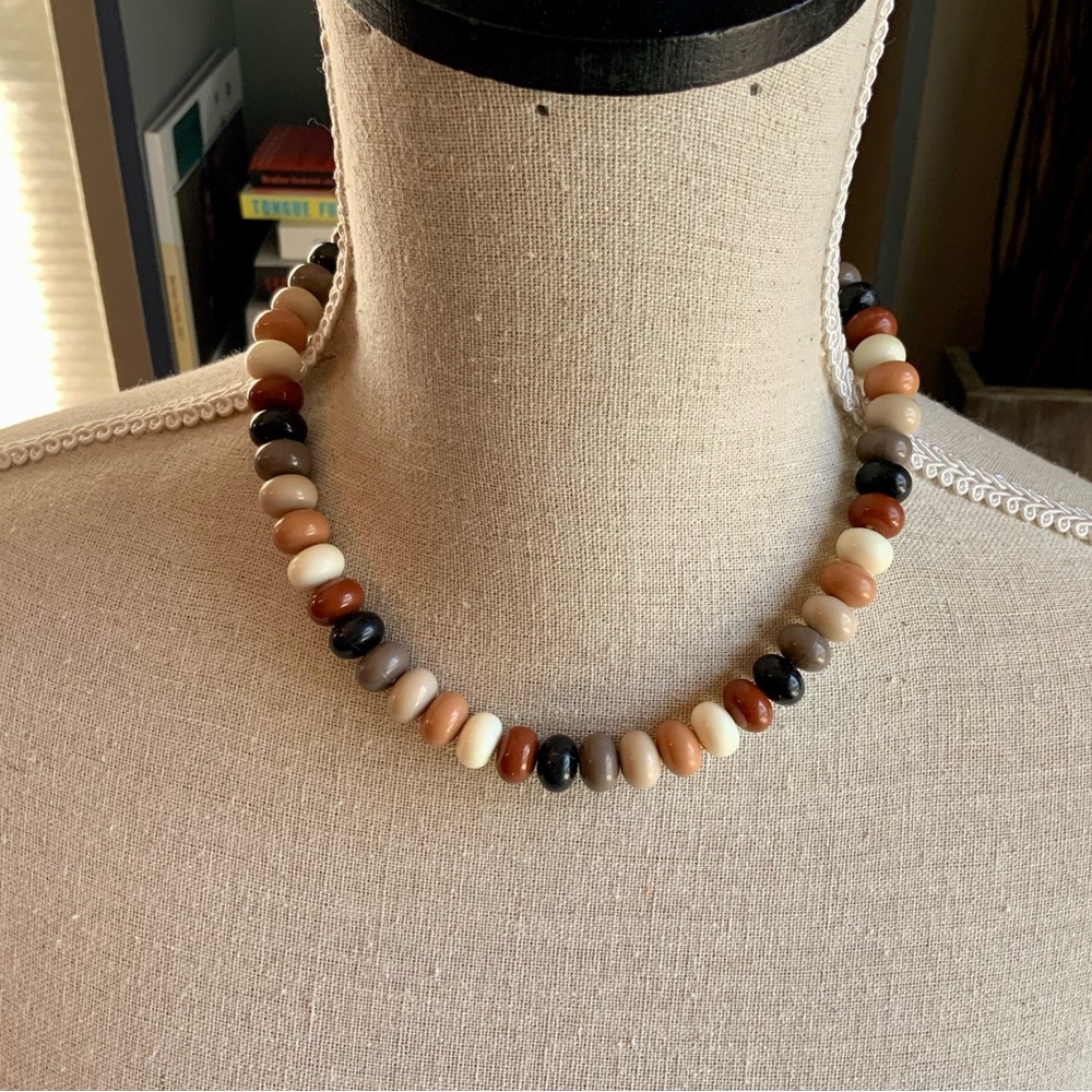 MCM vintage beads, 16”